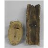 Image 2 : Two Mexican Wooden Carved and Painted Masks