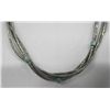 Image 2 : Navajo Liquid Silver Turquoise 4 Strand Necklace
