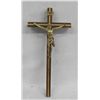 Image 1 : Wood Crucifix Bronze Inlay and Corpus