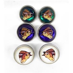 Horse Headstall Buttons