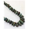 Image 2 : Navajo Dead Pawn Green Turquoise Nugget Necklace