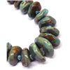 Image 3 : Navajo Dead Pawn Green Turquoise Nugget Necklace
