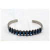 Image 1 : Vintage Zuni Petit Point Turquoise Silver Bracelet