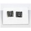 Image 1 : Navajo Sterling Silver Earrings by Apachito
