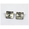 Image 2 : Navajo Sterling Silver Earrings by Apachito