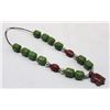 Image 1 : Navajo Green Gaspeite & Turtle Necklace Signed