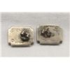 Image 3 : Navajo Sterling & Turquoise Earrings, Signed