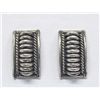 Image 1 : Navajo Sterling Silver Earrings, Apachito