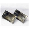 Image 2 : Navajo Sterling Silver Earrings, Apachito