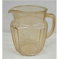 Pink Depression Glass Pitcher Mayfair