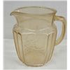 Image 1 : Pink Depression Glass Pitcher Mayfair