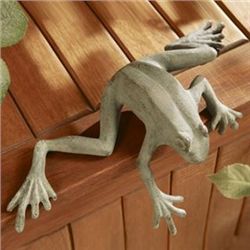 CURIOUS FROG SHELF SITTER