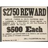 Image 2 : "Wells Fargo Reward" Poster