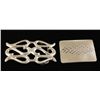 Image 1 : Lot of 2 Sterling Belt Buckles