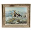 Image 1 : Oil On Board Titled "Down From the Mountain"