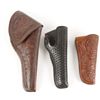 Image 1 : Lot of 3 High Quality Antique Tooled Holsters
