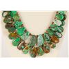 Image 2 : Green 2 Strand Turquoise Necklace