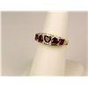 Exquisite 10K YG Ladies Anniversary Design Ring