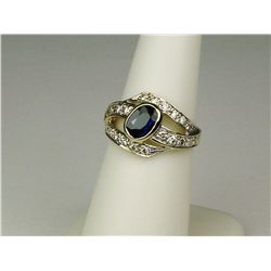 Exquisite 14K YG Ladies Designer Inspired Ring