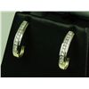 Image 1 : Stylish 14K YG Ladies Hoop Design Earrings
