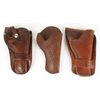 Image 1 : Lot of Old Time Cowboy Tooled Leather Holsters