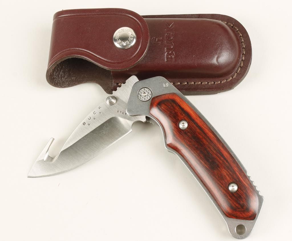 Buck Folding Hunter Knife with Gut Hook