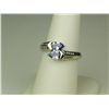 Image 1 : Exquisite 14K WG Ladies By-Pass Design Ring