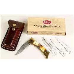 Case XX Knife with 3 Inter-Changeable Blades