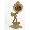 Image 2 : Antique Brass Cherub Holding a Clock