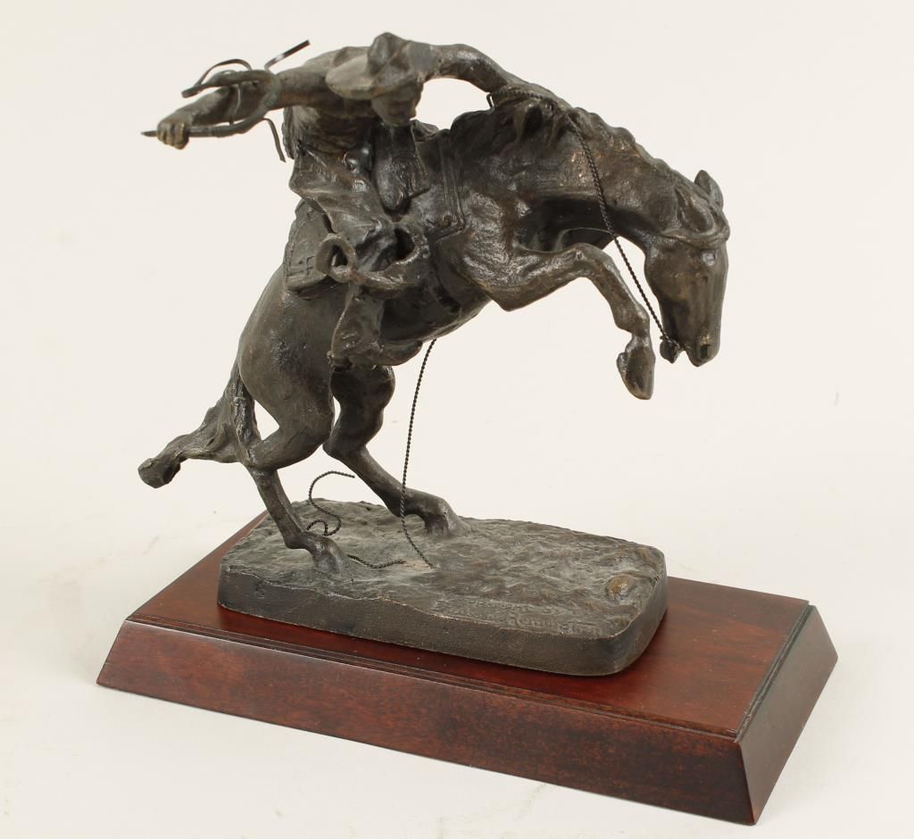 Frederic Remington Bronze Restrike "Bronco Buster"