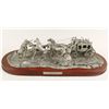 Image 1 : Pewter Stage Coach & Horses Titled "Hold Up"