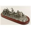 Image 2 : Pewter Stage Coach & Horses Titled "Hold Up"