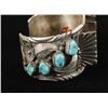 Image 2 : Vintage Design Sterling & Turquoise Watch Band