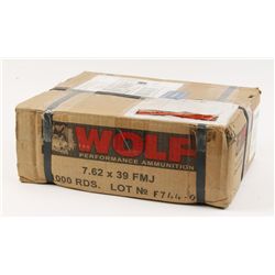 7.62x39 FMJ Wolf Ammo (1000 rnds)