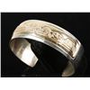 Image 2 : Sterling & 12K Gold Cuff Bracelet