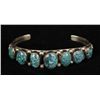 Image 1 : Sterling Silver Turquoise Cuff Bracelet