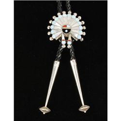 Zuni Sun Face Bolo Tie