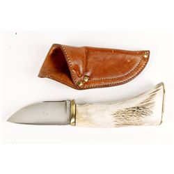 Custom Knife with Scabbard By Jerry Paxton