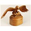 Image 1 : Wood Carved Eagle with Prey Signed Rochelth