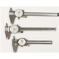 Lot of 3 Dial Calipers