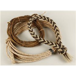 Lot of 2 Reatas and 1 Horsehair Bozzle