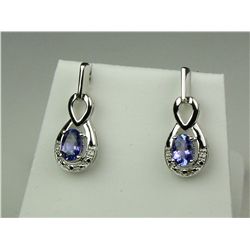 Elegant Ladies Silver Earrings