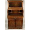 Image 1 : Veneer Oak Roll Top Secretary Desk