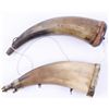 Image 1 : Lot of 2 Powder Horns