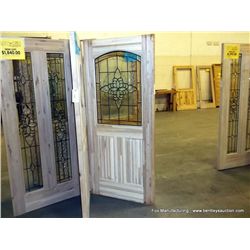 Exterior Door w/ Glass Front-Select Alder-Lead , 36"x80"Glass