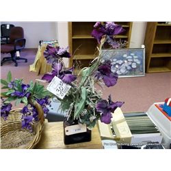 Flowers in Glass Vase