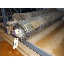 30.5 YARDS SPIRAL DANCE AUBERGINE FABRIC