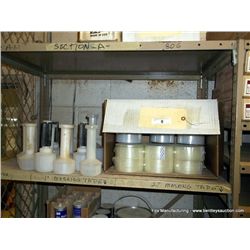 Lot: Clear Packing Tape & Wrap with Handles