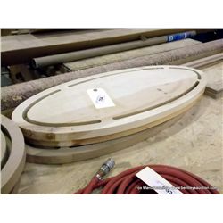 Oval Shaped Wood Cut Outs (3X The Money)