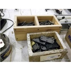 Lot: Door Hinges & Screws